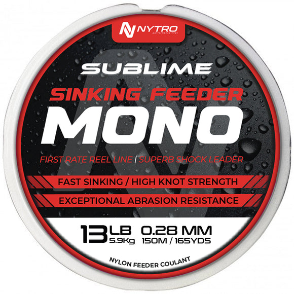 Nytro Sublime Sinking Feeder Mono-fishing line-Nytro-Irish Bait & Tackle