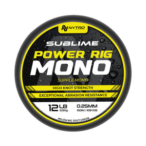 Nytro Sublime Power Rig Mono-fishing line-Nytro-Irish Bait & Tackle