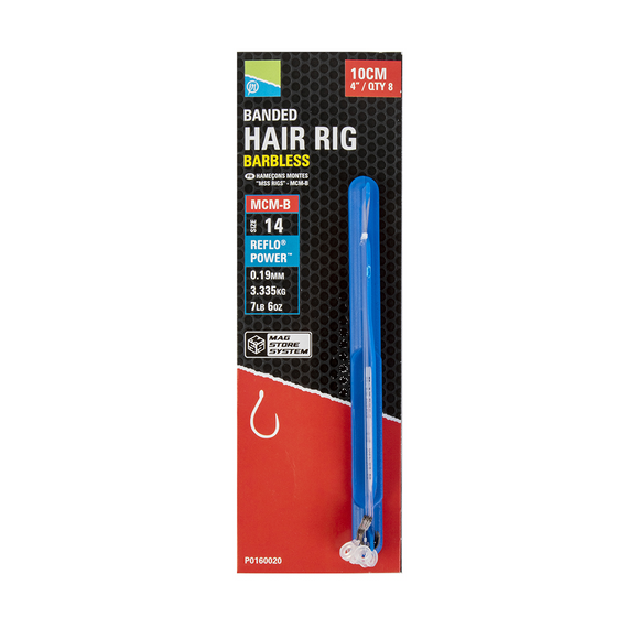 Preston Banded Hair Rig - Barbless-Hair rig-Preston Innovations-Irish Bait & Tackle