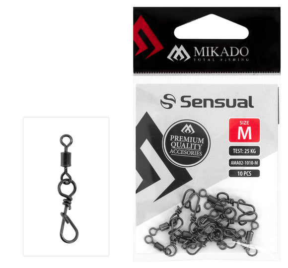 Mikado Roller Swivel with Snap-Swivels-Mikado-Irish Bait & Tackle