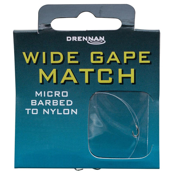 Drennan Wide Gape Match, Hooks to Nylon-Hooks to Nylon-Drennan-Irish Bait & Tackle