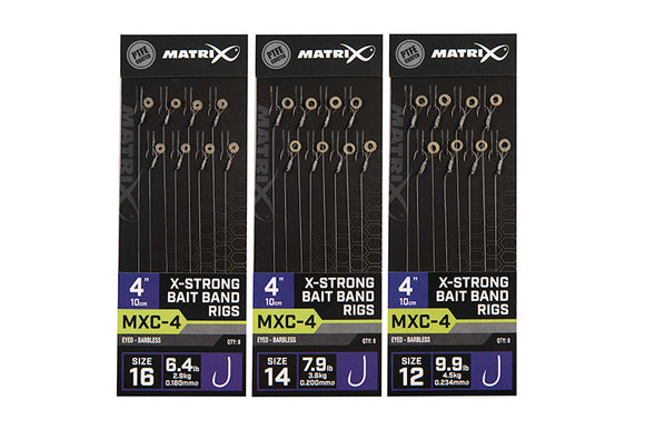 Matrix X-Strong Bait Band Rigs - Barbless-Hooks-matrix-Irish Bait & Tackle