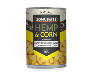 Sonubaits Hemp and Corn Tin - 380g-Hemp-Sonubait-Irish Bait & Tackle