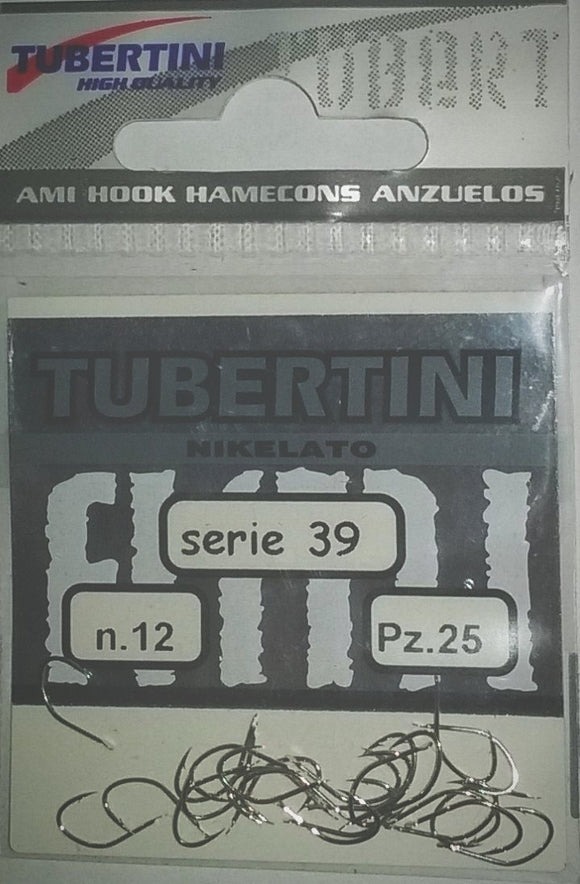 Tubertini Series 39 - Nickel-Coarse Hooks-Tubertini-Irish Bait & Tackle