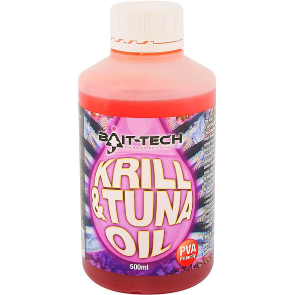 Krill & Tuna Oil - 500ml-Liquid Additive-Bait Tech-Irish Bait & Tackle