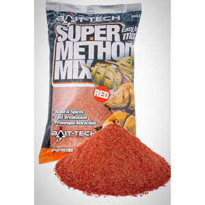 Super Method Mix - Red-Method Mix-Bait Tech-2Kg-Irish Bait & Tackle